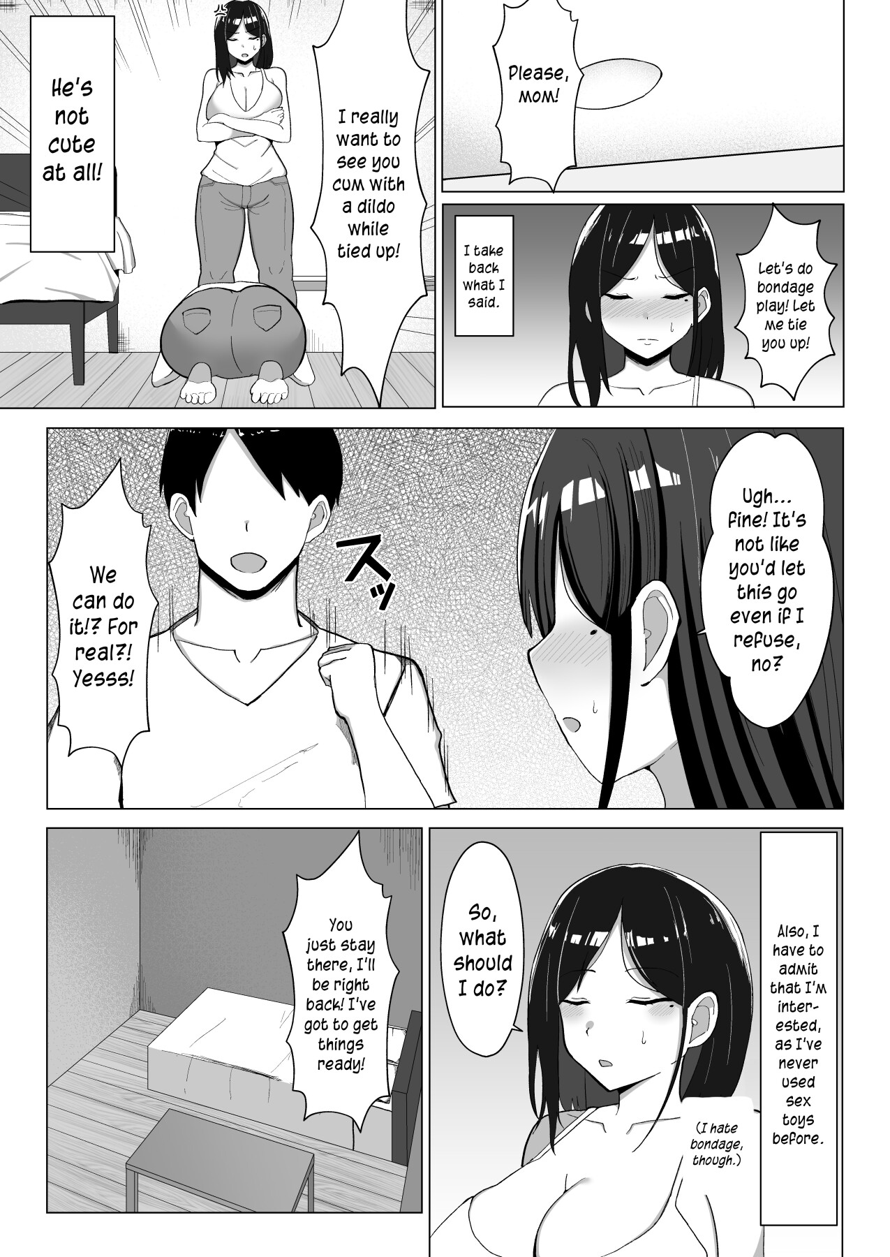 Hentai Manga Comic-A Room I Can't Leave Without Having Incestuous Sex With My Mom: My Nagging Mother and Rebellious Me-Chapter 2-16